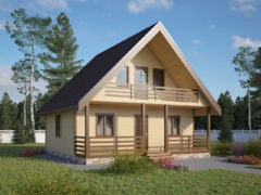 Строительство дачных домов из дерева